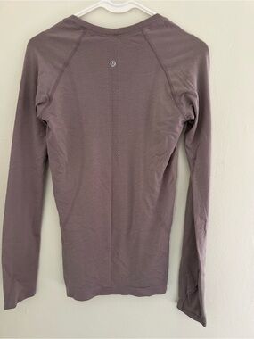 Lululemon Long Sleeve Swiftly Top - Dusty Mauve
